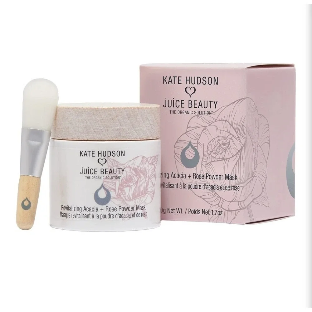 Kate Hudson Juice Beauty Revitalizing Acacia & Rose Powder Mask 1.7 oz Brand New